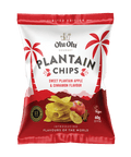 Limited Edition Plantain Chips Sweet Plantain Apple & Cinnamon flour 60g
