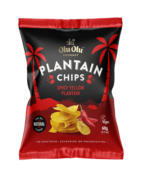 Plantain Chips Spicy Yellow Plantain 60g