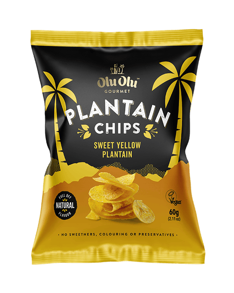 Plantain Chips Sweet Yellow Plantain 60g