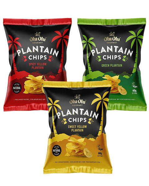Plantain Chips multiple flavours 60g